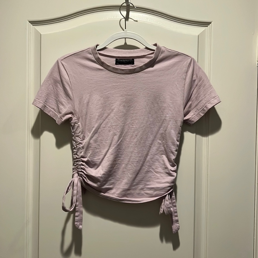 Urban Outfitters purple tie top, size M